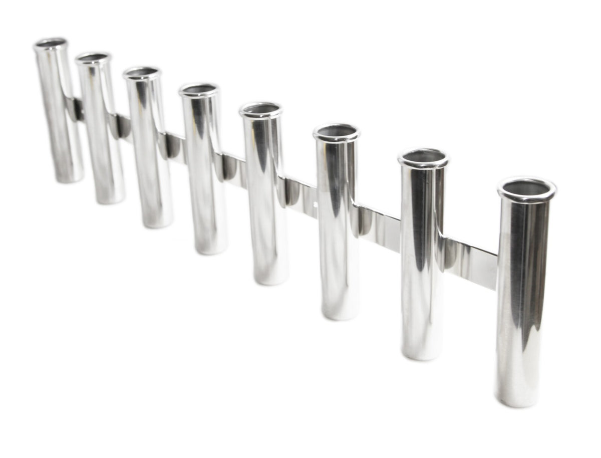 Wall-Mounted Marine Fishing Rod Holder Rack for Yacht & Boat - Heavy Duty Stainless Steel