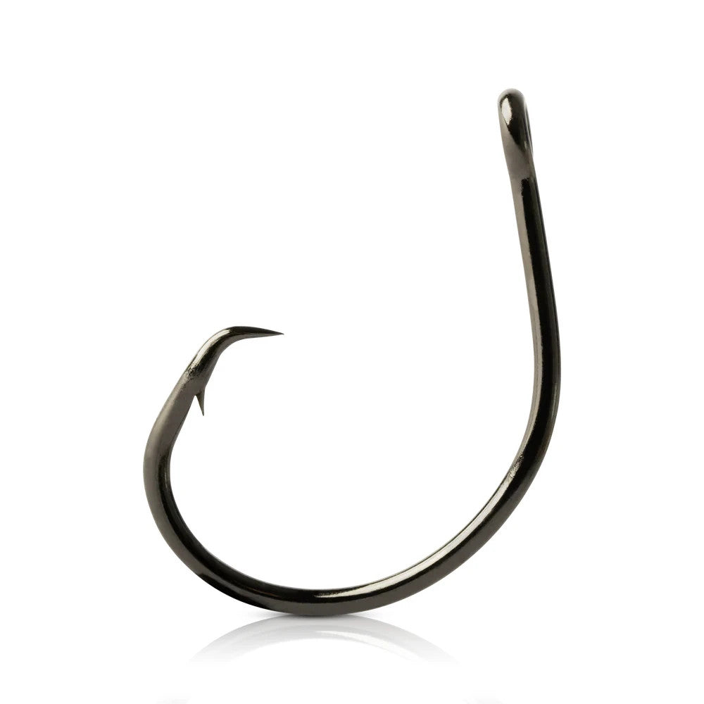 Saltwater Fishing Hooks 8/0 Offset Circle Hooks Bulk Pack for Big Game Fish
