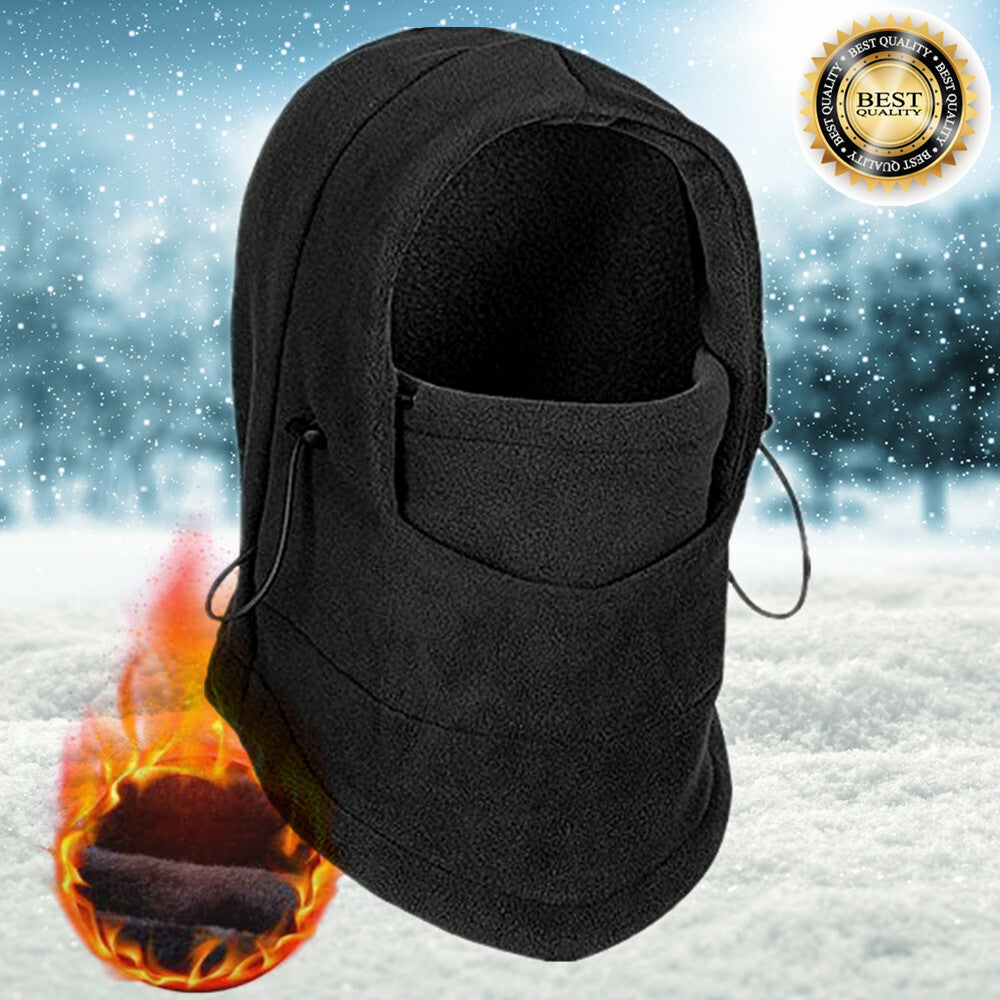 Full Face Winter Ski Mask Balaclava Beanie Fleece Trapper Outdoor Hat