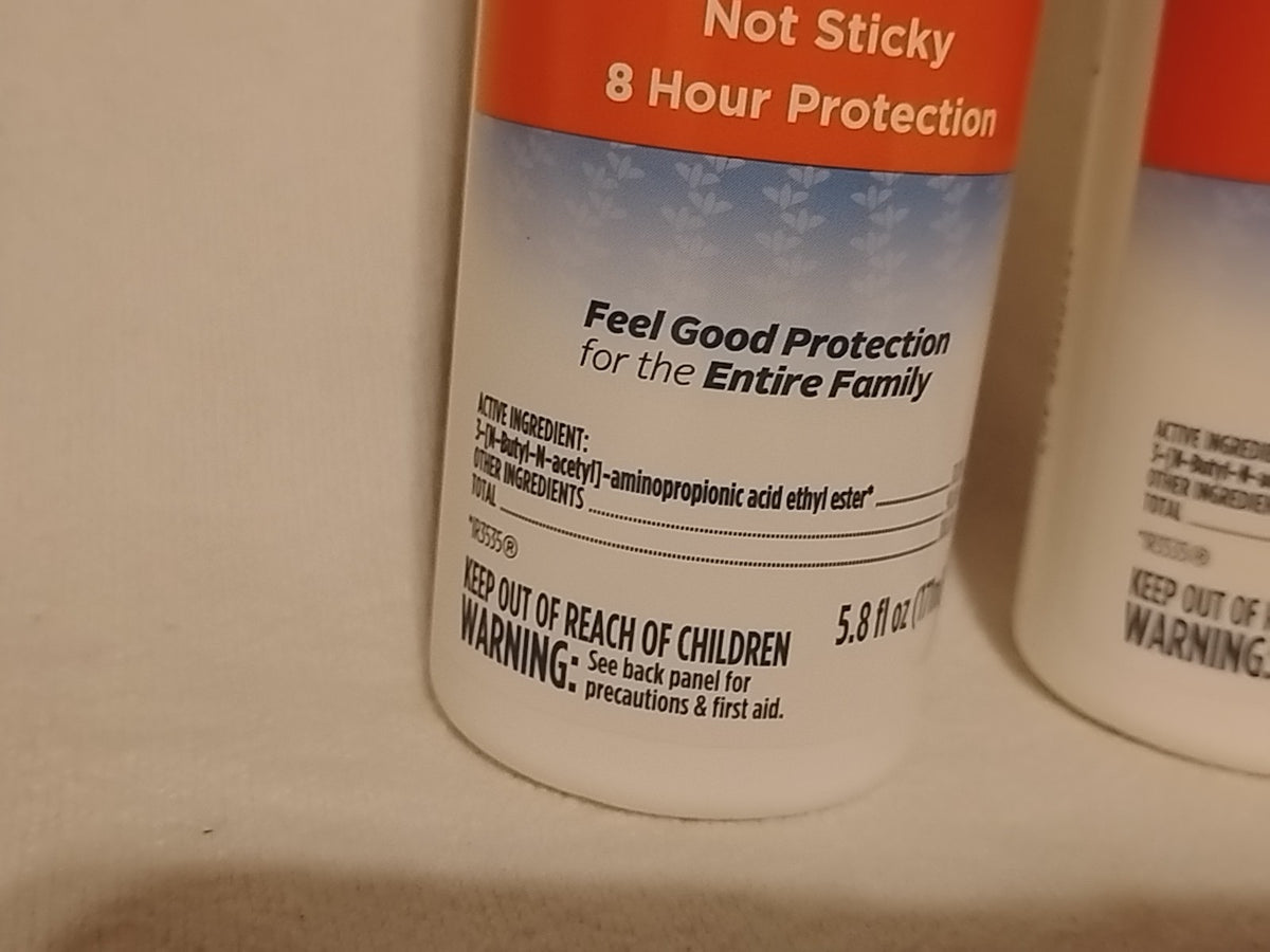 Mosquito and Tick Repellent Lotion - Non Sticky, Odorless, 8-Hour Protection - 2 Pack