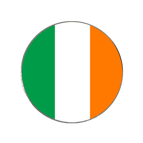 Ireland Flag Golf Ball Marker - Irish Flag Badge for Golfing Accessories