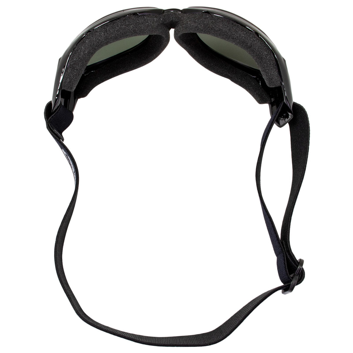 Motorcycle Riding Goggles with Smoke & Mirror Lens + Microfiber Bags