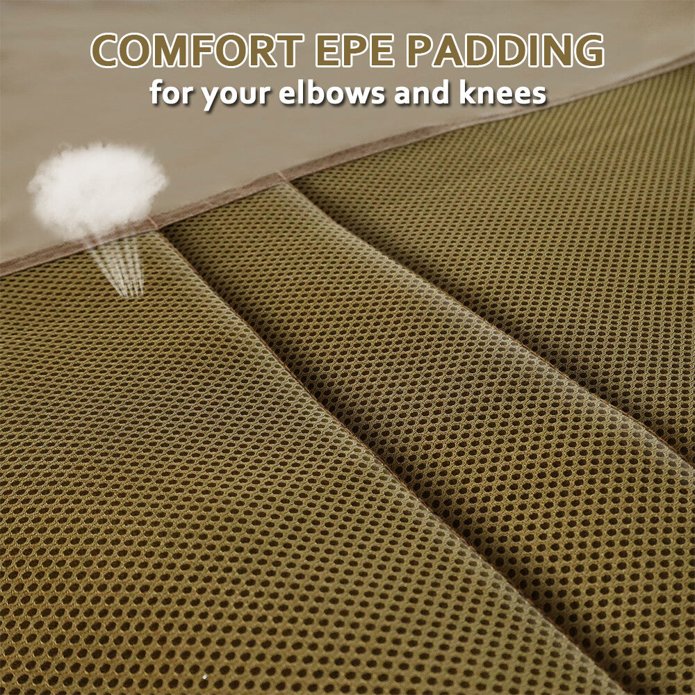 Extra Large Hunting Shooting Mat with Padded Knees and Non-Slip Base
