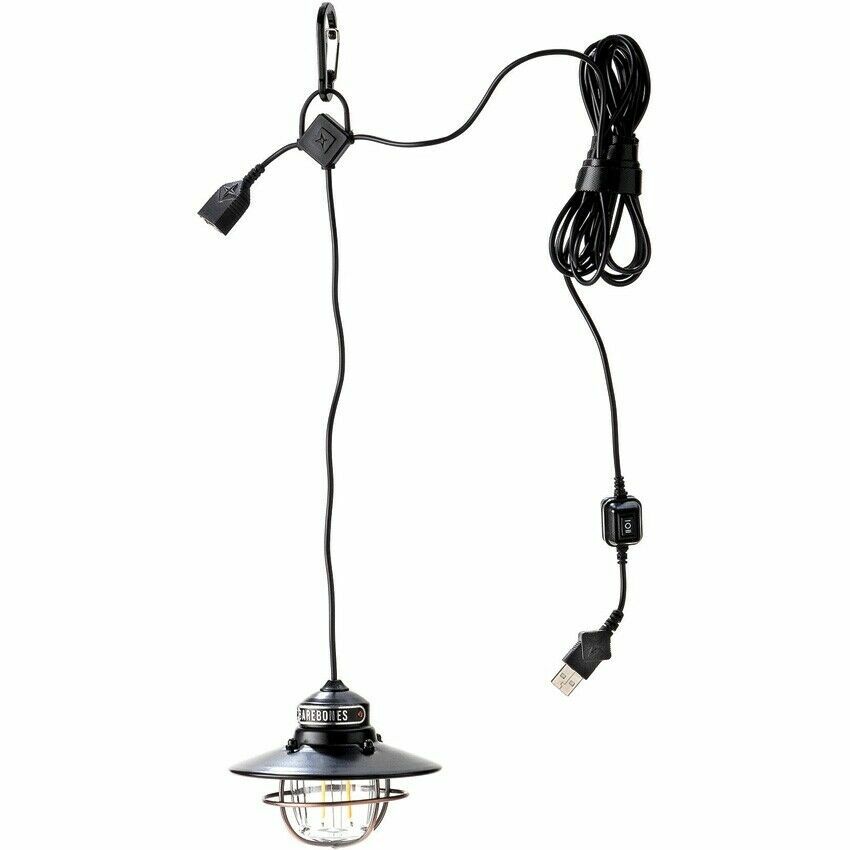 USB-Powered Edison Pendant Light with Bronze Finish and 10ft Cord