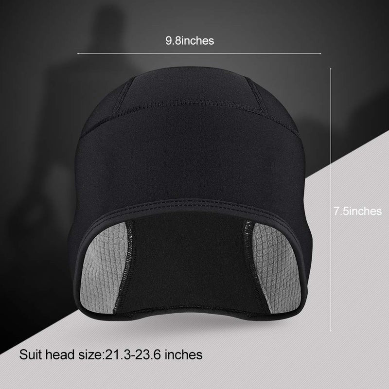 Thermal Cycling Skull Cap Hat for Men Women Moisture-Wicking Helmet Liner