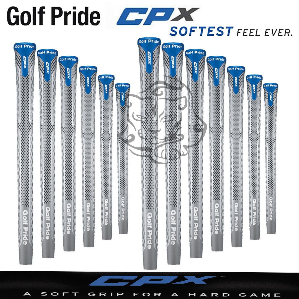 Set of 13PCS Golf Grips with Plus4 Technology - Jumbo, Midsize & Standard