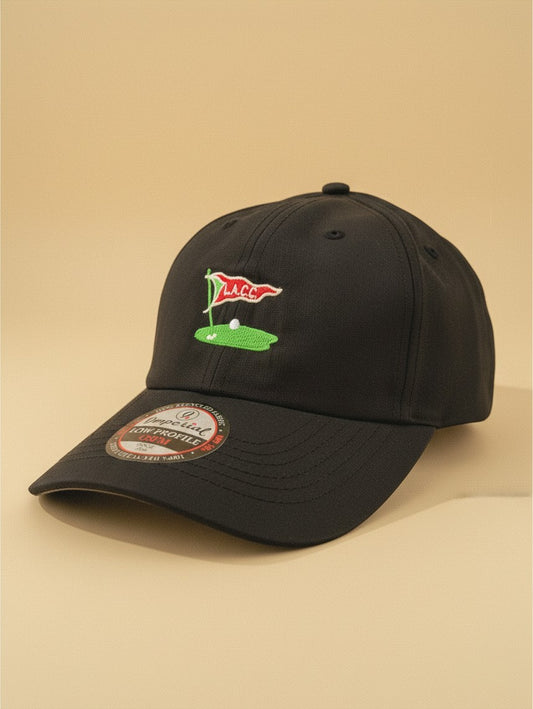 Black Golf Hat Cap for Men and Women - Adjustable, Unworn, Classic Style