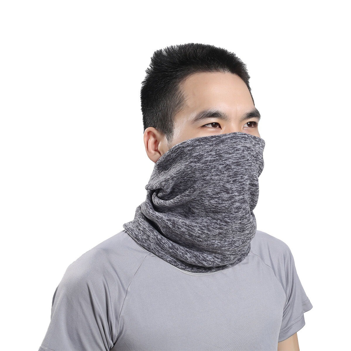 Unisex Winter Thermal Face Mask with Neck Gaiter - Windproof Fleece Ski Hat