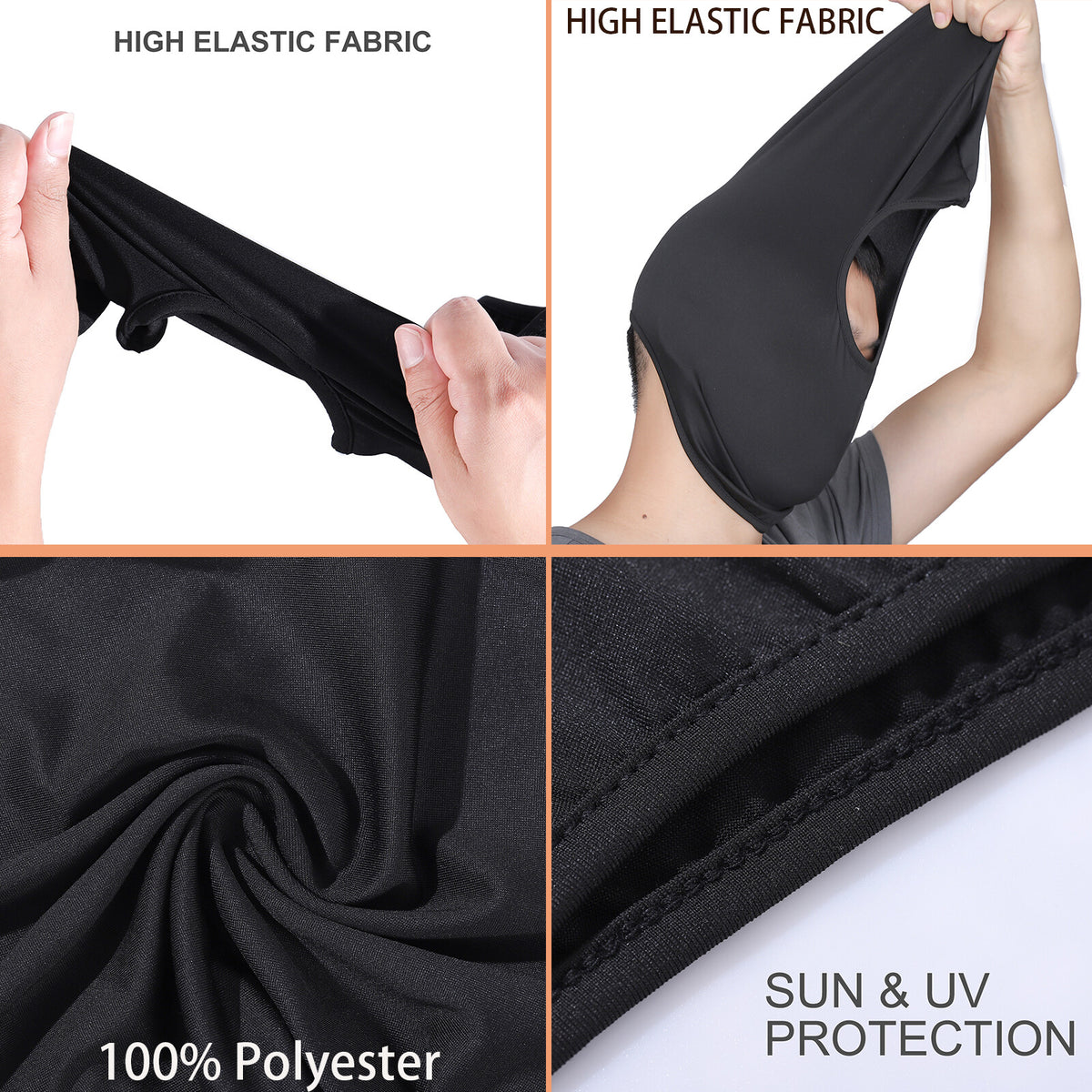 Men's Full Face Mask Balaclava Winter Neck Gaiter for Motorcycle Skiing