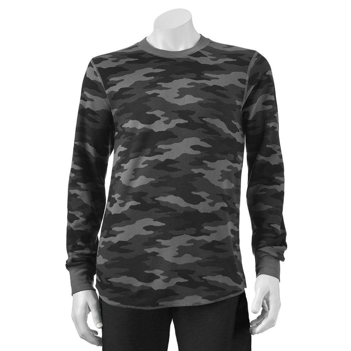 Men's Big & Tall Thermal Crew Top - Base Layer Long-Sleeve Shirt