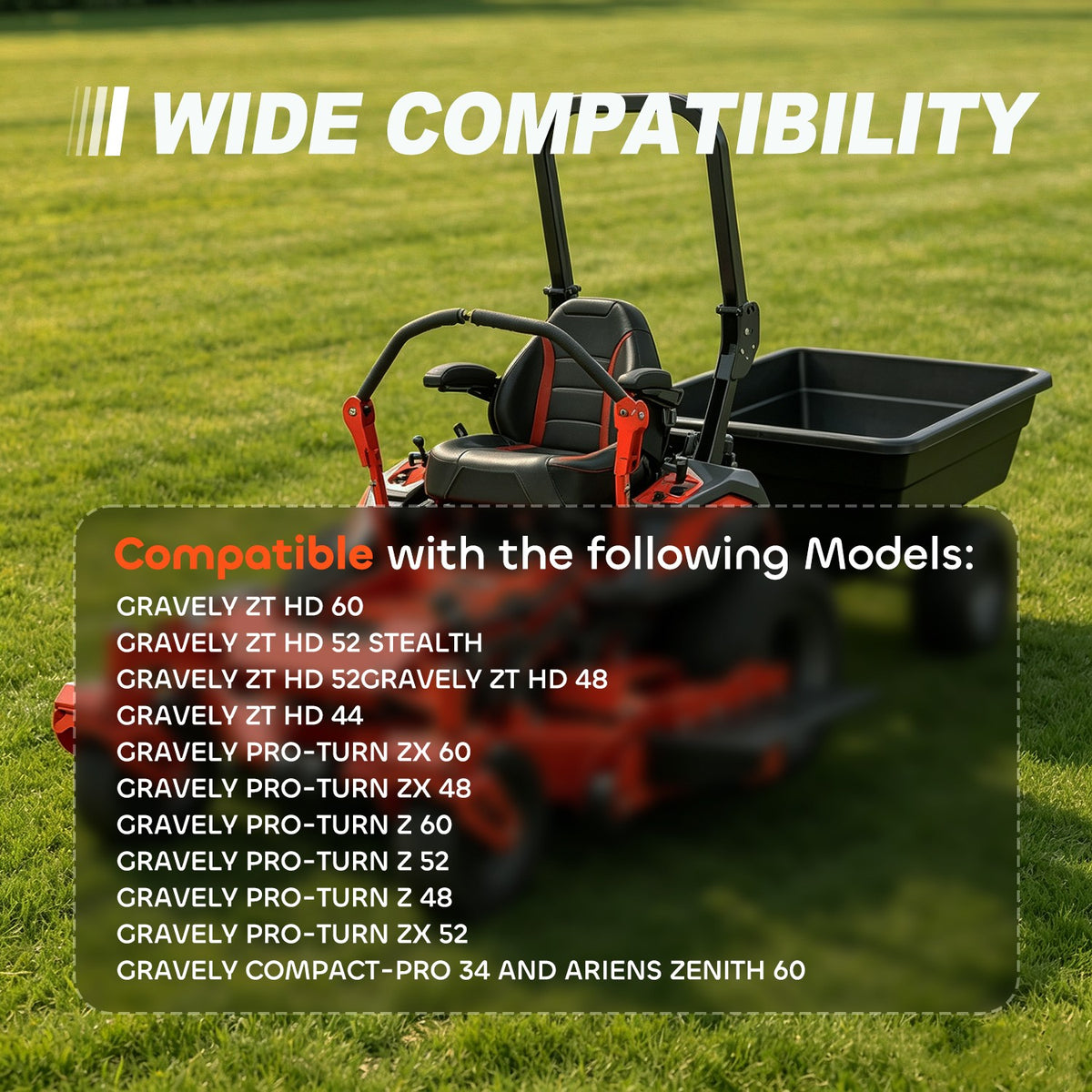 Heavy-Duty Trailer Hitch Kit for Lawn Tractors and Utility Vehicles