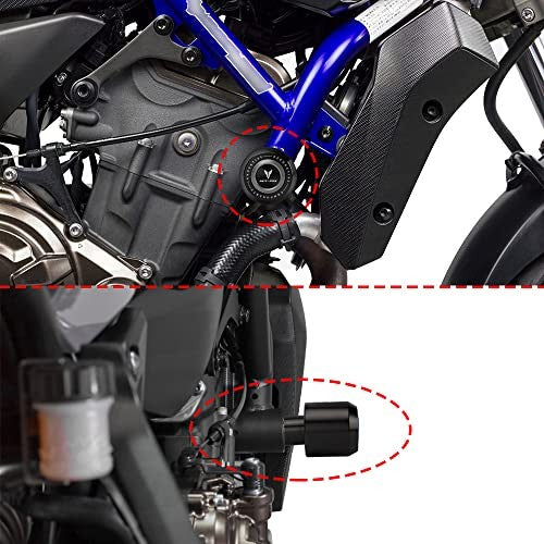 Motorcycle Frame Slider Crash Protector for MT-09 FZ-09 Tracer 2014-2023 Gray
