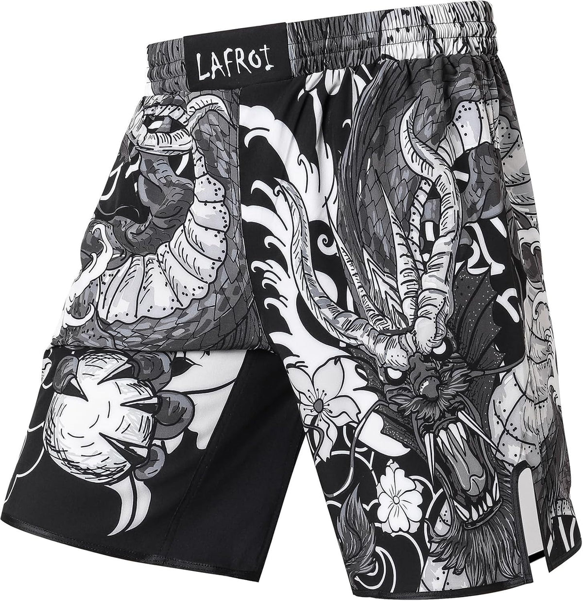 MMA Fighting Shorts with Secure Drawstring - Ultra-Durable, Quick-Dry Base