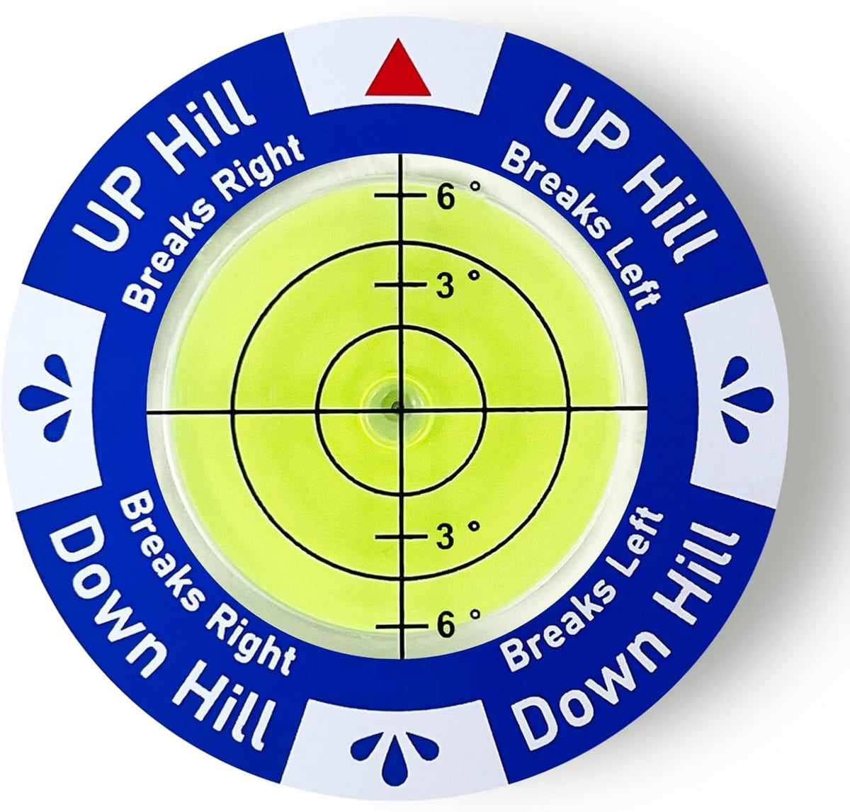 Golf Green Reader Ball Marker with Level Tool - Putting Aid for Greens