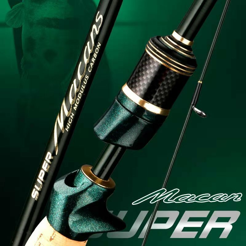 Ultralight Carbon Fishing Rods - Spinning & Casting, Travel Lengths 6-8 ft