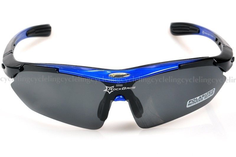 Sports Cycling Sunglasses Polarized UV400 Blue Lens Lightweight Eyewear