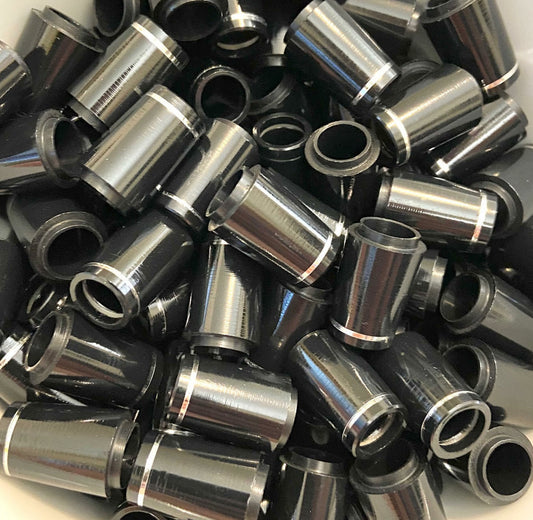 Premium Iron Ferrules with Silver Ring for Golf Clubs - Multiple Sizes