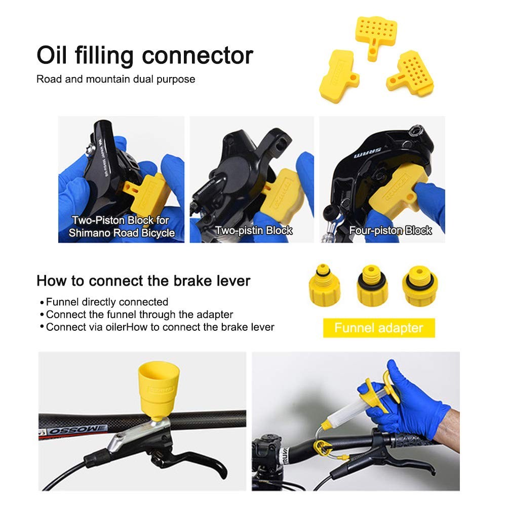 Hydraulic Bike Brake Bleed Kit for Shimano SRAM Magura MTB Road Bikes