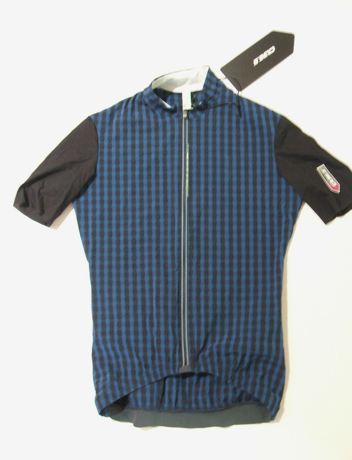 Women's Cycling Jersey Blue Short Sleeve Full Zip - Quick Dry & Anti-Microbial