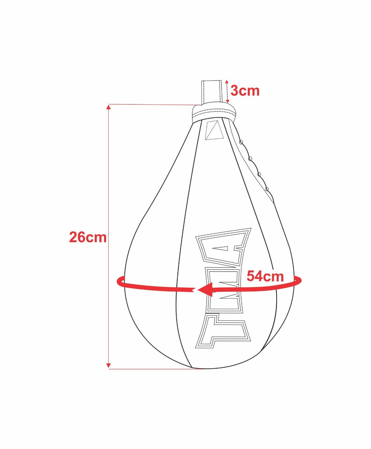 Leather Speed Ball for Boxing & MMA Training - Cowhide Durable Punching Bag