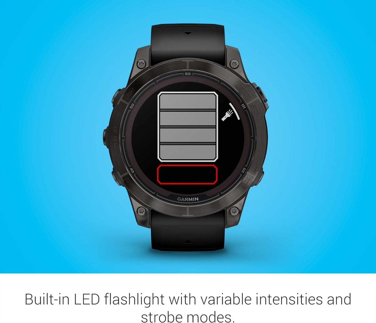 Garmin Fenix 7 Pro Sapphire Solar GPS Watch Titanium Black Band