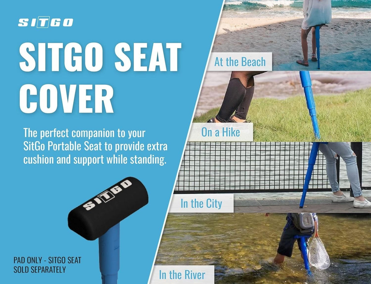 Portable Seat Cushion Pad for SitGo Travel Stool - Extra Comfort Support
