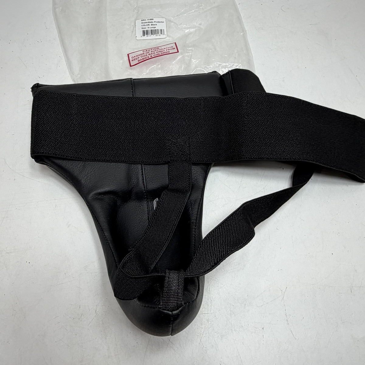 Medium Boxing Groin Protector - Black, Sports Protective Gear
