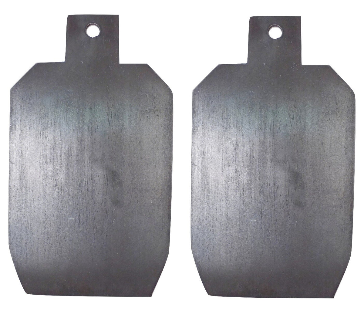 Mini AR500 Steel Shooting Targets Set of 2 - 7 x 12 Inches for Range Use