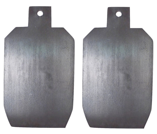 Mini AR500 Steel Shooting Targets Set of 2 - 7 x 12 Inches for Range Use