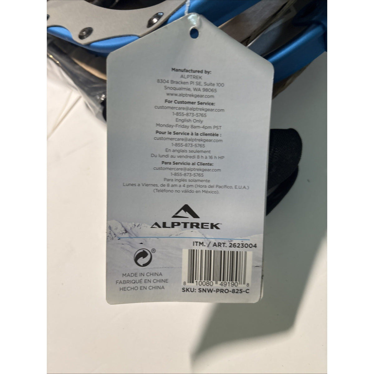Pro Snowshoe Kit with Sawtooth Grip Poles and Carry Bag - New