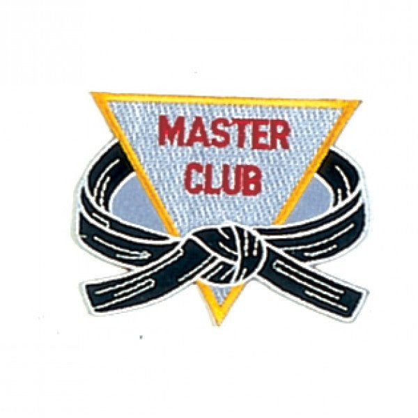 Master Club Martial Arts Patch 4-inch Sew-On Embroidered Badge