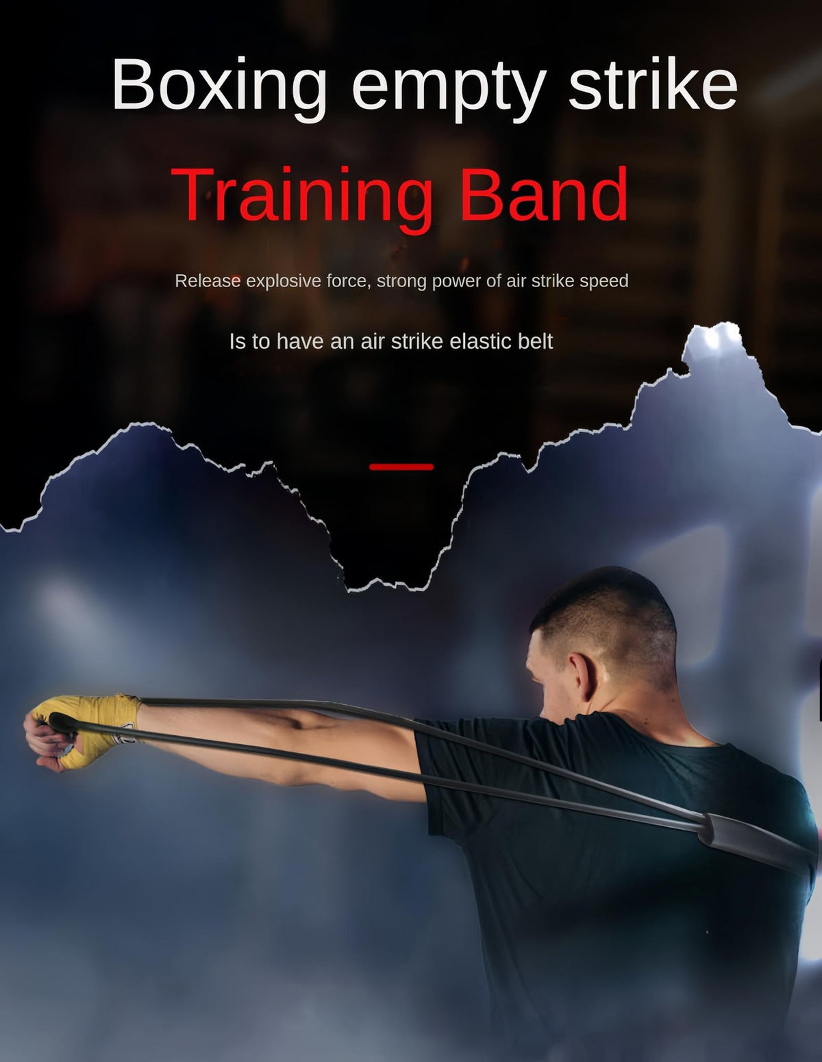 50LB Boxing Resistance Bands Set for Strength and Speed Training - Purple