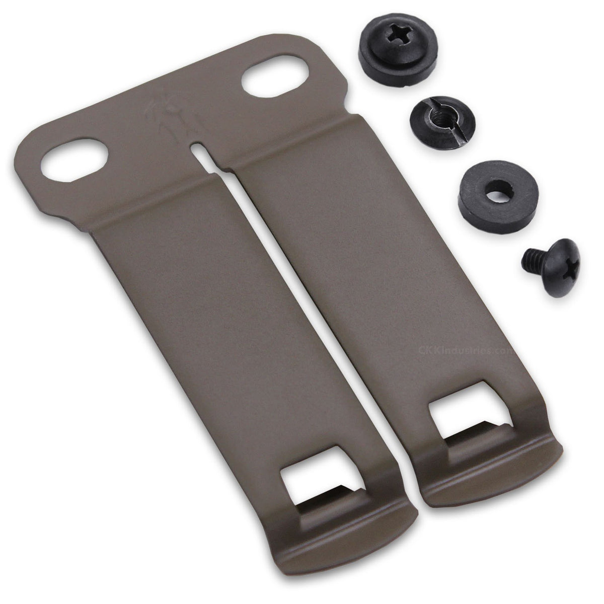 IWB Holster Belt Clips - Monoblock Attachment for 1.5-Inch Belts, Multiple Finish Options