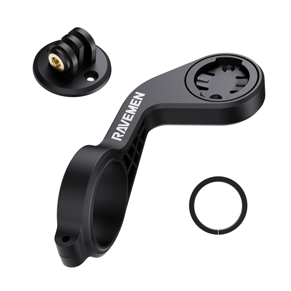 Bike Mount Bracket for Garmin, GoPro, RAVEMEN Front Lights & Devices