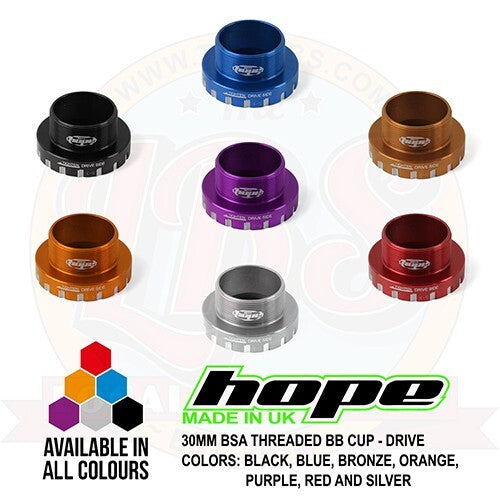 Bicycle Bottom Bracket Cups - Threaded 30mm Fit for MTB Road & DH