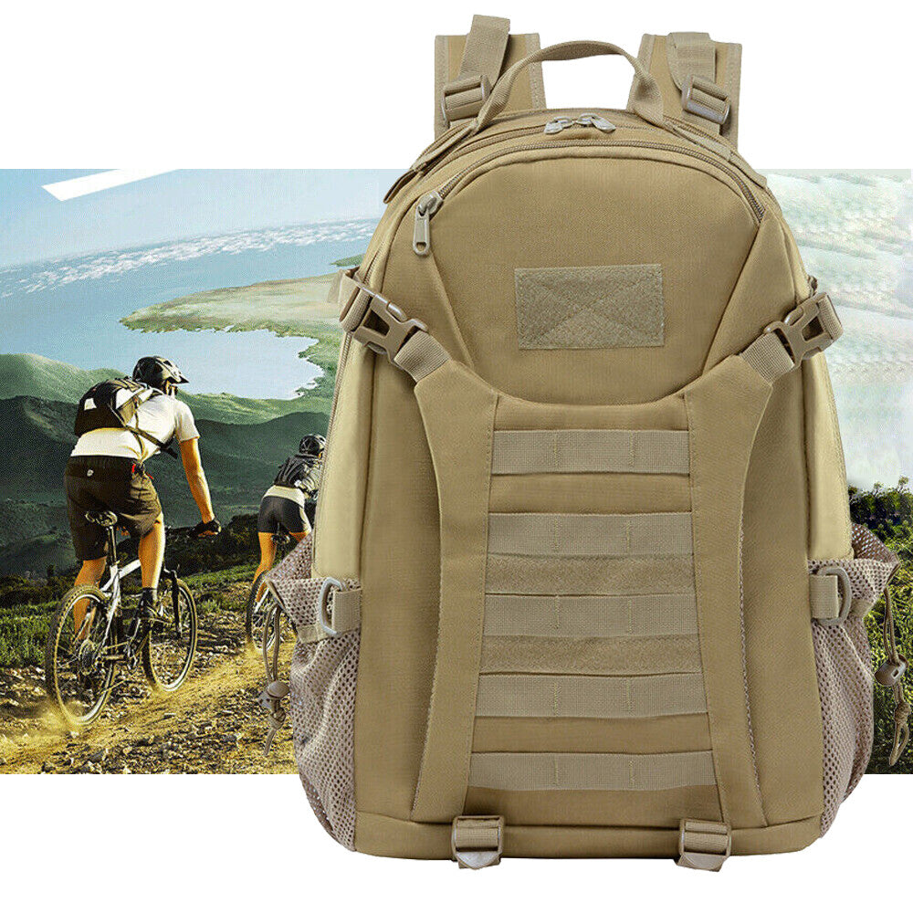 Military Tactical Backpack 28L Large Capacity Molle Daypack for Outdoor Hiking