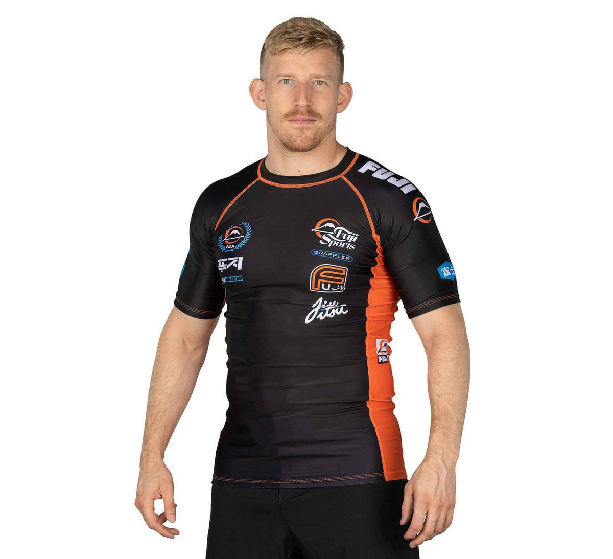 MMA Rashguard Short Sleeve Compression Top for BJJ & Fighting