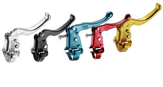 BMX Brake Lever Set - Aluminum Dual Levers for Freestyle Bikes, Multiple Colors