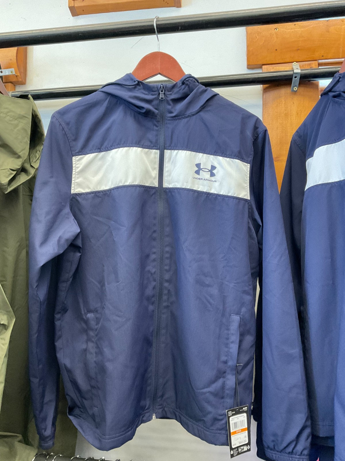 Men's Navy Windbreaker 4XLT Sportstyle Outerwear