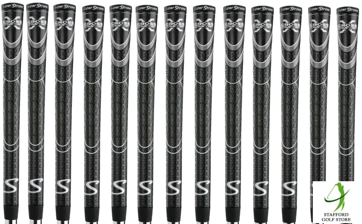 Golf Grip Set - Super Stroke Cross Comfort Undersize, Standard, Midsize & Jumbo