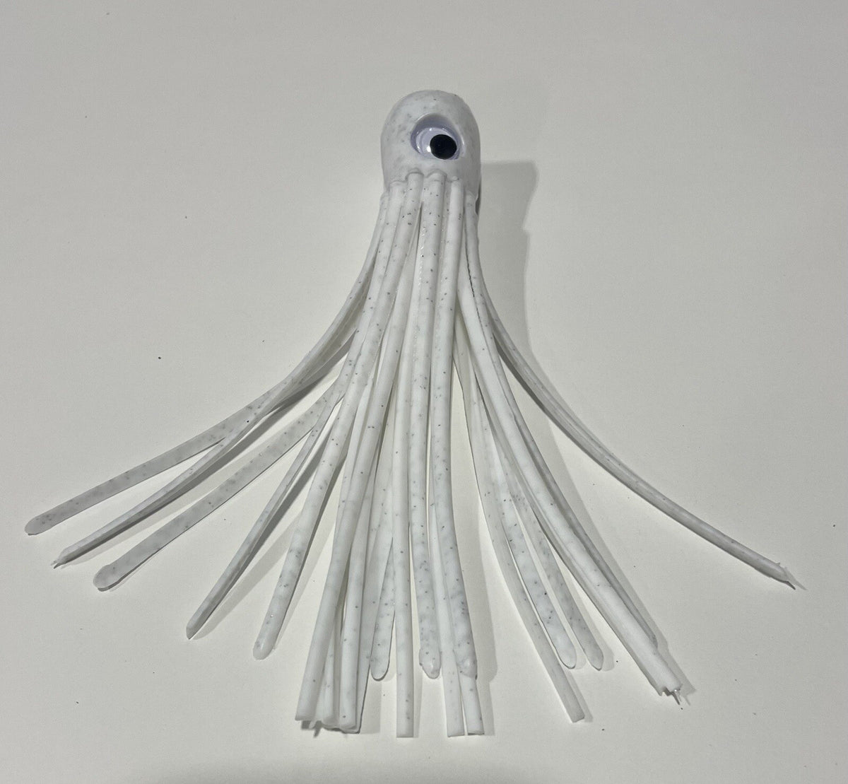 Fishing Trolling Skirts 10 Pack for Tuna Mahi Wahoo - Glitter Moving Eyes