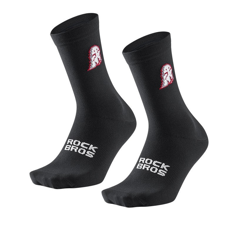 Breathable Cycling Socks 2-3 Pack - Athletic Crew Bike Socks for Men & Women