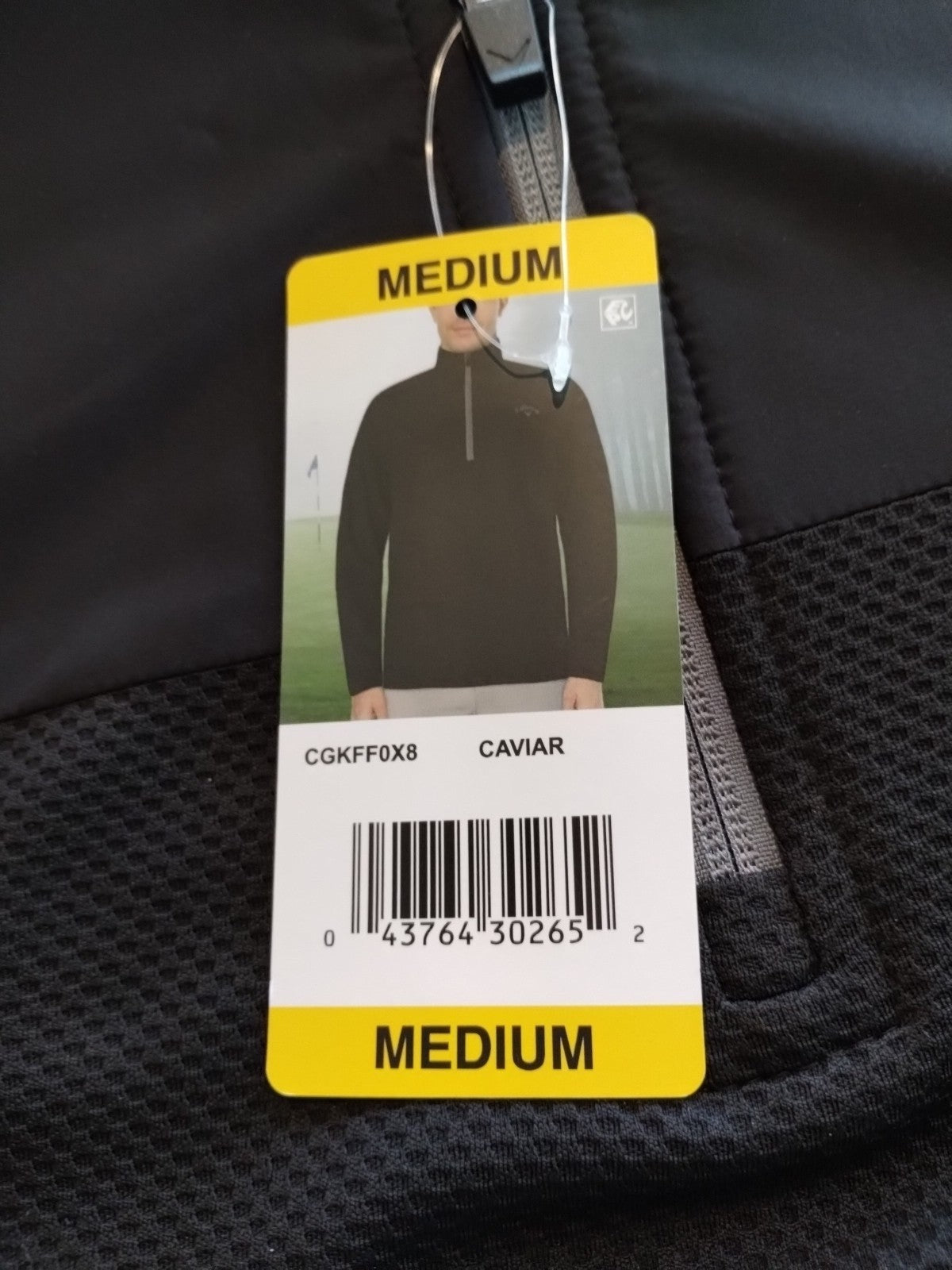 Men's Black 1/4 Zip Pullover - Activewear with UPF50 Sun Protection