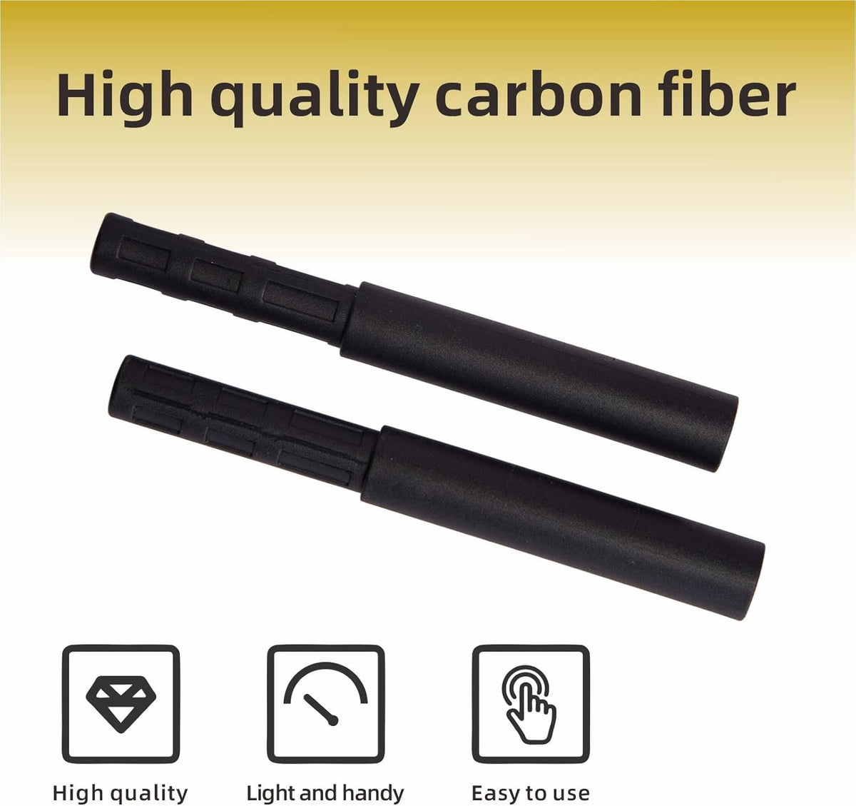 Golf Shaft Extender Carbon Fiber 3 Inch for Irons and Drivers