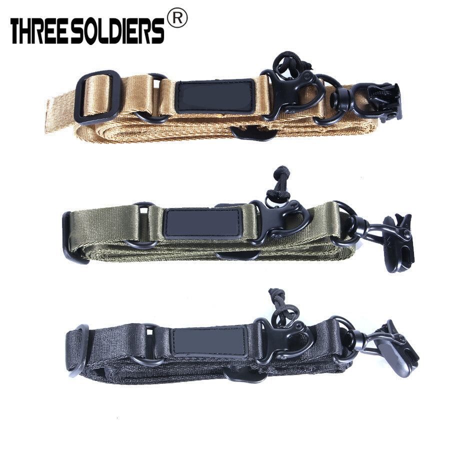 Two Point Tactical Rifle Sling with Quick Detach Nylon Strap Adjustable for Outdoor Shooting