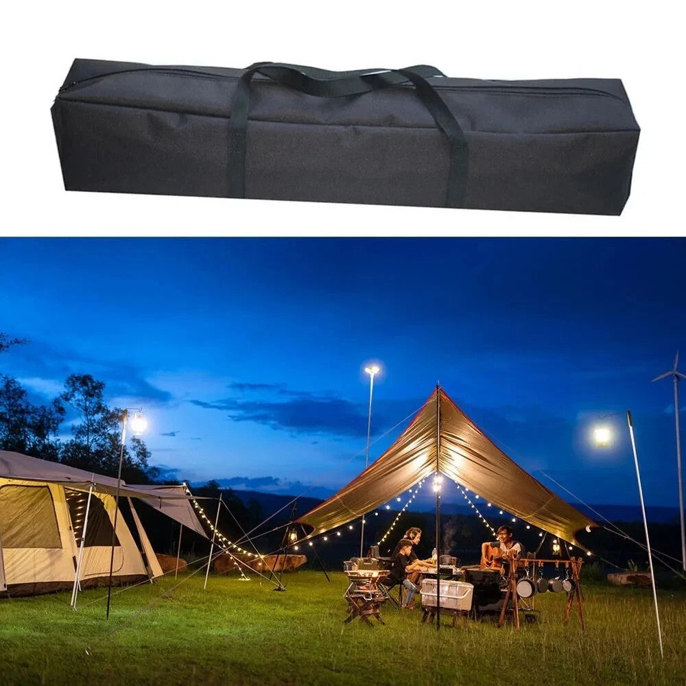 Waterproof Canvas Canopy Pole Storage Bag for Camping & Travel