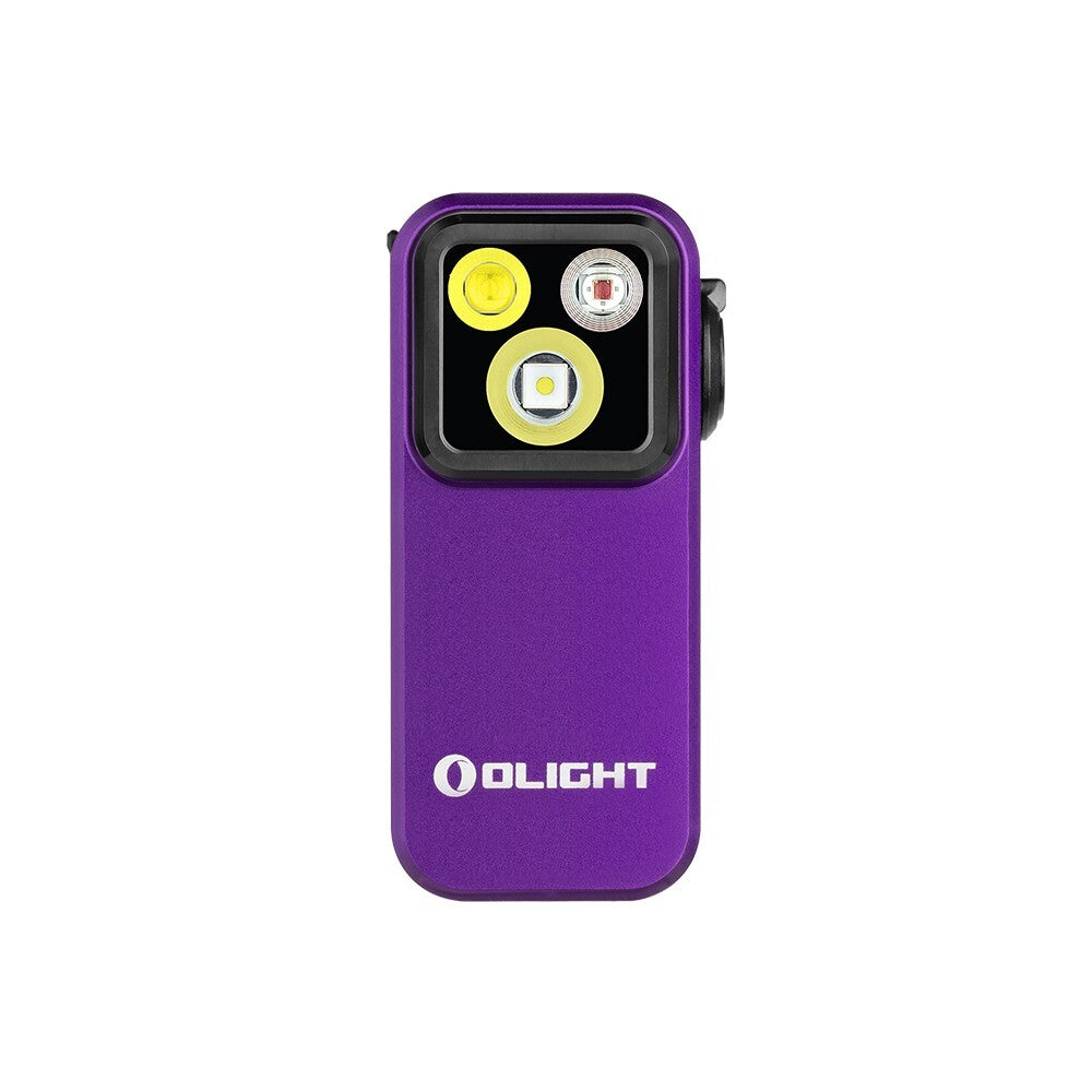 Olight Oclip Pro Compact Clip-On Flashlight with Floodlight, Spotlight & Red Light - 500 Lumens