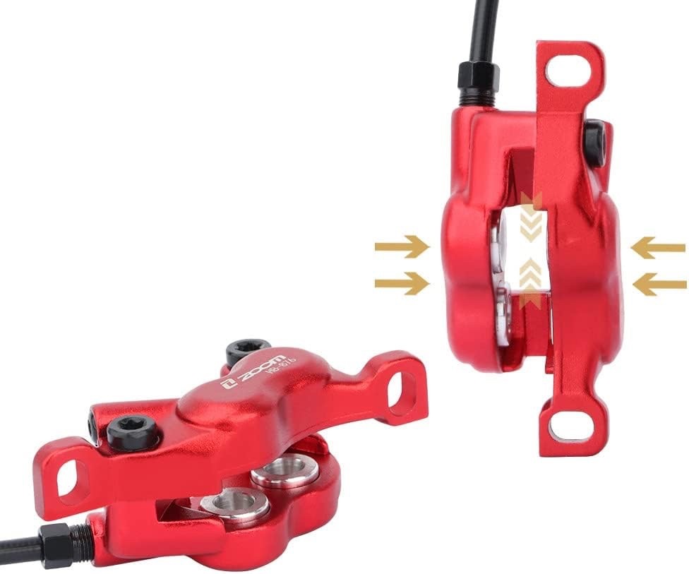 Hydraulic Disc Brake Set for Mountain Bikes 160mm Front & Rear Floating Rotor