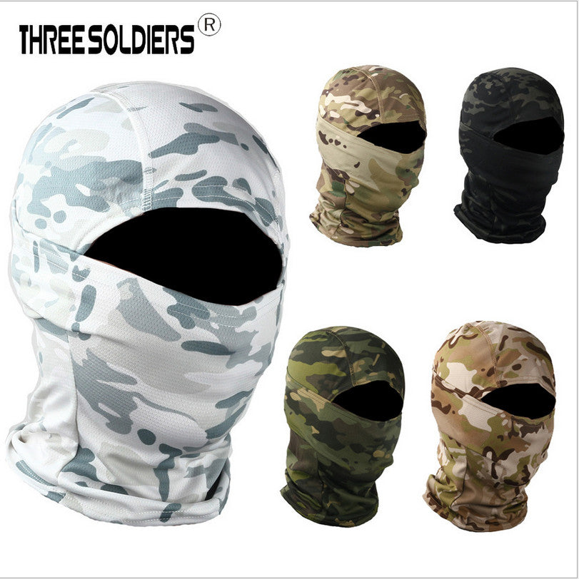 Full Face Tactical Mask UV Protection Military Balaclava for Outdoor Sports