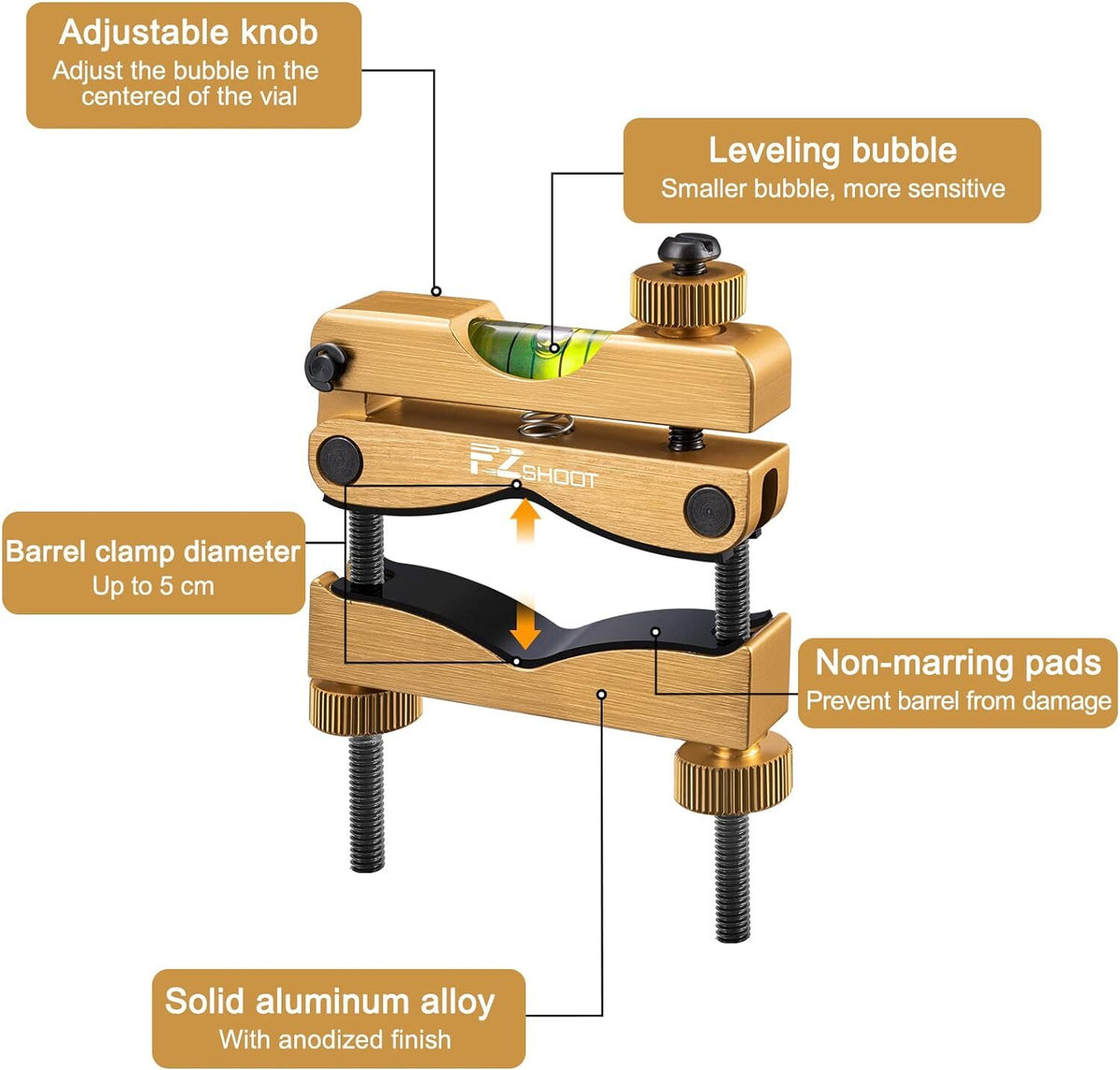 Magnetic Scope Leveling Kit for Rifles and Optics - Gunsmith Tool